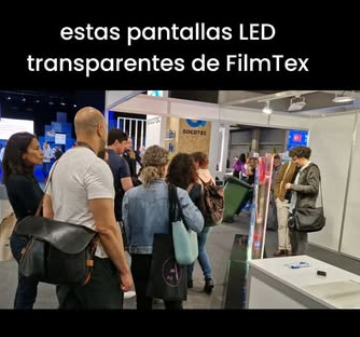 Cristal LED FilmTex en un evento